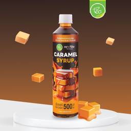 undefined - ไซรัปคาราเมล น้ำเชื่อมกลิ่นคาราเมล ไซรัปแต่งกลิ่น Caramel Flavor Syrup ขนาด 500 ml ตรา ทีอีเอ