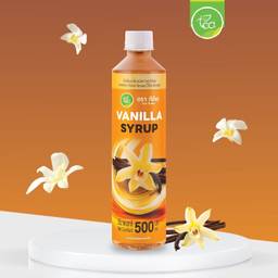 undefined - ไซรัปวนิลา น้ำเชื่อมกลิ่นวนิลา ไซรัปแต่งกลิ่น Vanilla Flavor Syrup 500 ml ตรา ทีอีเอ